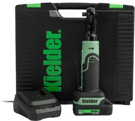 Kielder KWT-010-11 18v Li-Ion Cordless 3/8 60Nm Ratchet Kit, 1 x 2.0Ah Li-ion TYPE18 Battery, Charger & Case