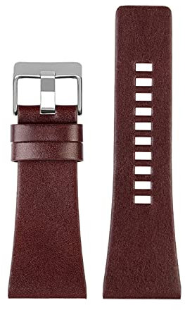 Elegantyl Lederarmband 26mm 27mm 28mm 30mm 32mm Großes Uhrenarmband Herrenuhr Zubehör, 32mm