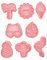 Zerodeko 8st Sommer-ausstecher Babykekse Keksformen Mit Strandmotiven Baby Palmen Aus Plastik Kuchen Am Stiel Form Babyrahmen Ausstecher in Plätzchenform Pp Gebäck Backzubehör