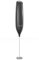 IraXpro Milk Frother Handheld,2-AA Battery Powered Coffee Frother Electric Whisk,Drink Mixer,Electric Milk Foam Maker for Coffee, Lattes, Cappuccino, Matcha (Black)