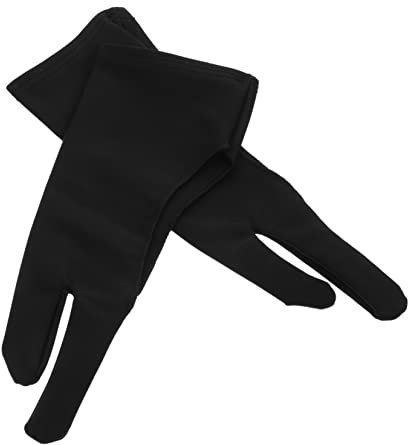 JEWEDECO Zwei-Finger-Handschuhe Für Zeichnen Malhandschuhe Für Tablet Atmungsaktiv Schutzhandschuhe Gegen Fehlbedienung Geeignet Zum Zeichnen Papier
