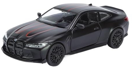 WJXNNON Für BMW M4 CSL G82 BMW M3 E30 Metallspielzeug Legierung Auto Druckguss & Spielzeugfahrzeuge Automodell Modellauto Für Kinder 1:36(M4 CSL Black)
