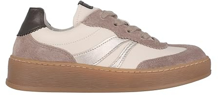 Gabor Damen Low-Top Sneaker, Frauen Sneaker,trendy,hochwertig,Wellness,schick,verspielt,Leder-Ware,praktisch,Latte/Muschel/Puder,40 EU / 6.5 UK