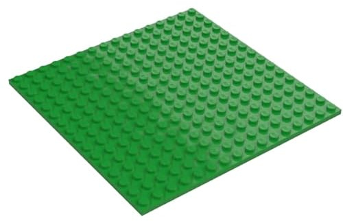 LEGO Classic Building Baseplate, 16 x 16 Studs, Part 91405 (Bright Green, 1, Bricks)