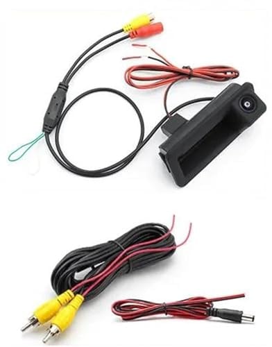 Rückfahrkamera 170 Grad 1080P Rückfahrkamera Für Ford Für Kuga MK1 Für Fiesta MK7 Rückfahrkamera Mit Einparkhilfe Rückansicht Rückkamera(CVBS480P-125deg)