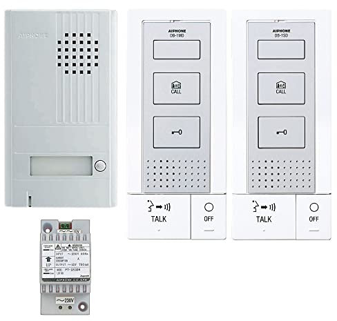 kit parlophone - saillie - 2 fils - main libre - 2 combinés - aiphone db2int