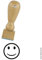 Holzstempel Smiley für Bonuskarten/Treuekarten/Pass Pässe passend für Bereiche wie Gastronomie, Restaurant, Weinhandel, Getränkehandel, Freizeit, Gaststätte Bäckerei