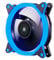 UNYKAch Ventilador Ordenador CANDY 20 RING LED Azul, 120 mm, Ultra Silencioso, con Soporte de Goma y 7 Aspas
