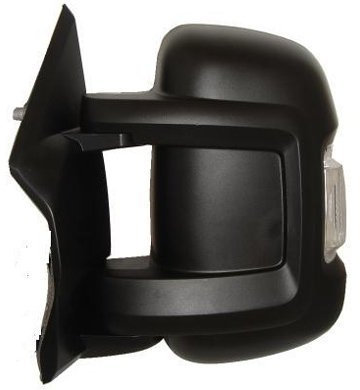 manueller AS824SX Rückspiegel, links, schwarz, für Autos ab Baujahr 2006