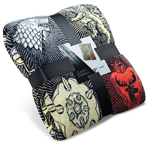 Game of Thrones Plaid Canapé en Polaire - Goodies Officiel Le Trône de Fer