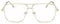 TECH-LINE-DIRECT Vintage 2019 Gold Metal Frame Eyeglasses Mens Womens Sun glasses Retro Square Optical Lens Eyewear Nerd Clear Lens Glasses