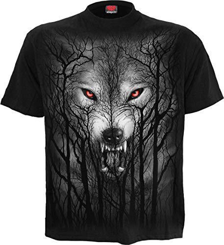 Spiral - Forest Wolf - T-Shirt Black - S