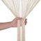 WedDecor Schnur Vorhänge Glitzer Fransen Panel Fliegengitter Zimmer Organizer Quaste Vorhang für Türen, Türöffnung, Windows, Wohnkultur, Ereignis Dekoration, (90cm x 200cm) - Beige, 90 x 200cm