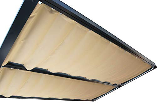 Seilspann Markise (945 x 4900 mm, Sandstone)