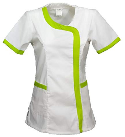 Fratelli ditalia - Blouse de Travail pour Femme, esthéticienne, Massage, Salon de Coiffure, école Maternelle