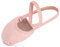 Tanzschuhe Halbsohlen Ballettschuhe Schläppchen Gymnastikschuhe für Kinder und Erwachsenen Rosa Large