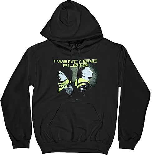 Twenty One Pilots (Back To Back) Unisex Pullover Hoodie 100% Official Merchandise (Large)