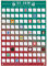 Gift Republic 100 Anime Classic Bucket List Rubbel-Film-Wandkunst-Poster, mehrfarbig, 61 x 40,6 cm