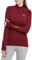 TCA Damen Winter Running Langarm Laufshirt mit Brustreißverschluss - Cabernet, XS
