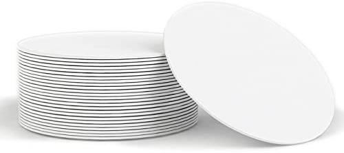 100 Stück NFC 215 Karten, NTAG215 Karten Runde NFC Tags Wiederbeschreibbare NFC 215 Kartenanhänger Kompatibel mit TagMo und Amiibo und NFC fähigen Handys und Geräten,Rund (25 mm/1 Zoll)