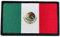 Drapeau Mexique - 100% Broderie Drapeau Mexican – Drapeaux du Monde – Mexican Decoration – Drapeau Mexicain- 88 x 52 mm