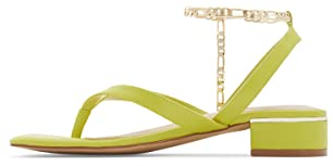 ALDO Damen Agralella Flache Sandale, hellgrün, 37.5 EU