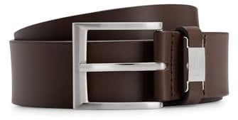 BOSS Herren connio G rtel, Dark Brown202, 80 EU