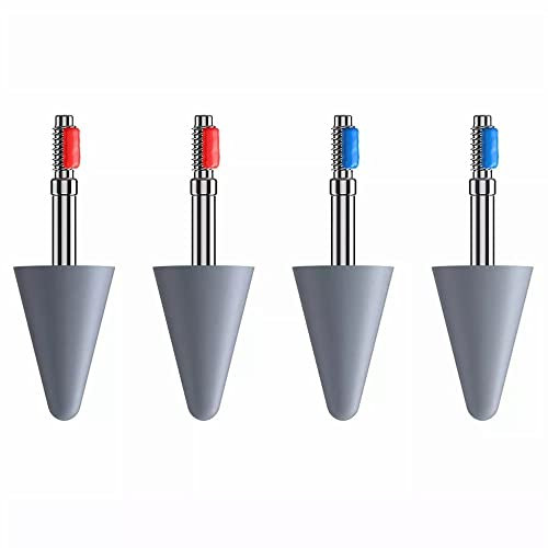 Pointes de Stylet, Pointes de Rechange pour Stylet compatibles avec Huawei M-Pencil/Honor Magic-Pencil écran Tactile Stylet Pointe de Disque S-Pen Pointe de Crayon (2pcs Rouge X 2pcs Bleu)