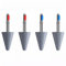 Puntas de lápiz capacitivo, puntas de repuesto de lápiz capacitivo compatibles con Huawei M-Pencil/HONOR Magic-Pencil Punta de lápiz para pantalla táctil Punta de lápiz S-Pen (2 uds rojo X 2 uds azul)