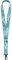 Oakley Unisex-Erwachsene Kette, modern, Schlüsselanhänger, Three Lines Palms Lt Blue, Einheitsgröße