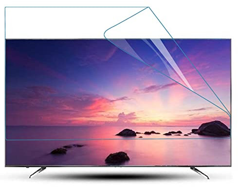 Anti Glare 48-50inch TV Screen Protector, Frosted Film Anti Blu Ray Anti Scratch Anti Blue Light Anti Fingerprint Film Protect Your Eyes for Lcd, Led, Oled, Qled 4k Hdtv,Matte-50in(1101X620) mm