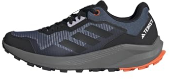 adidas Herren Terrex Trail Rider Trail Running Shoes, Wonder Steel/Core Black/Orange, 46 EU