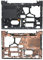 CLICK HELP Bottom Case Scocca Cover Inferiore Ricambio Certificato per Lenovo IdeaPad Z50-70 G50-70 G50-30 G50-45 (Nera)