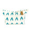 TRESMESTRES Bolsa de Playa Grande XXL Familiar - Mediterránea - Turquesa,65x40cm