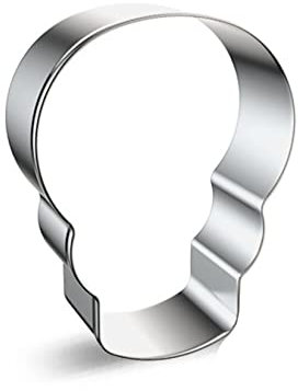 WDYJMALL Emporte-pièce en forme de tête de mort pour Halloween - A