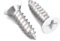 100 viti a testa bianca # 4 x 1/2 in acciaio inox Phillips a testa piatta per legno, viti in acciaio inox 18-8 A2 (304) utilizzate in elettrodomestici, mobili, lavorazione del legno B1jounie YA