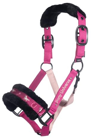 HKM Polly Head Collar Magenta Pony