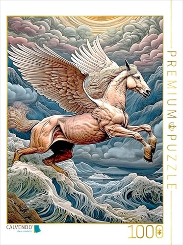 CALVENDO Puzzle Pegasus | 1000 Teile Lege-Größe 64 x 48 cm Foto-Puzzle für glückliche Stunden