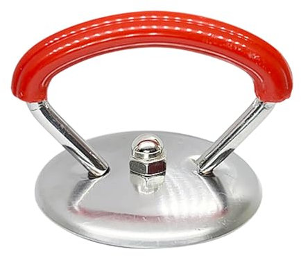 MagiDeal Pot Lid Handle Replacement Fixed Handle Sturdy Anti Scalding Handle Pan Lid Knobs Pan Lid Holding Knob Grip for Slow Cookers, Red