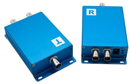 Analoger Kamera-Extender Empfänger + Launcher, 2-K-Video-Ethernet zu Glasfaser-Extender für Überwachungssysteme