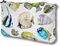 L'OLGA Collection Mid Pouch, leichte, wiederverwendbare Make-up-Tasche, Toilettenartikel, spritzwassergeschützte Kosmetiktasche, verstaubar und wasserdicht, für Strand, Badeanzug, Bikini