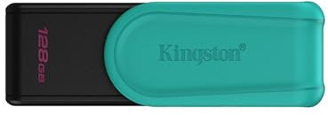 Kingston DataTraveler Exodia S Drive Flash USB - 128GB - USB 3.2 Gen 1 - USB Type A - Nero/Turchese - DTXS/128GB
