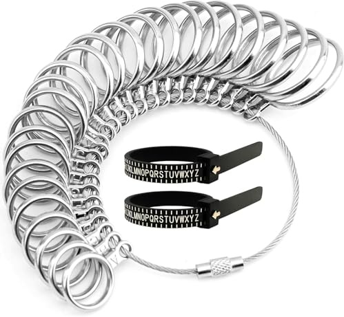 Ring Sizer Measuring Tool Kit, Jewelry Sizer Tools, A-Z Ring Measurement Tool