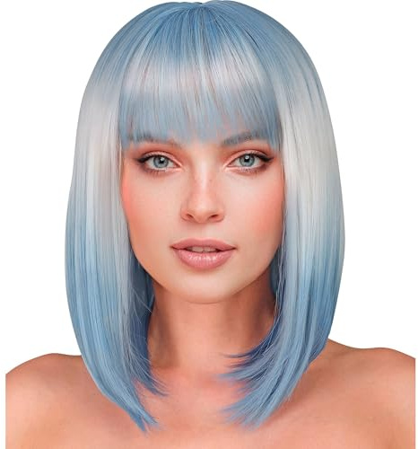 W WIDMANN MILANO Party Fashion - Dream Hair Perücke Layla | Hitzebeständig bis 120 °C, pflegeleicht und natürlich aussehend für Alltag, Cosplay und Partys