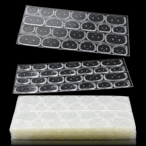 480PCS Nail Adhesive Tabs, Clear Press on Nail Sticky Tabs, Nails Stickers for Press Ons Jelly Breathable Double Sided Daily Wear and Gentle Removal