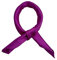 Topmode - Foulard quadrato, 57 x 57 cm, a tinta unita Violet Taglia unica
