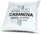 printplanet Kopfkissen mit Namen Casanova - Motiv Positive Eigenschaften Tagcloud Schwarz, 40 cm, 100% Baumwolle, Kuschelkissen, Liebeskissen, Namenskissen, Geschenkidee