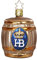 Weihnachtskugel Bierfass