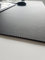 Schreibtischunterlage sanft lux Leder perforiert 60 x 40 Schwarz Silbergraue Naht