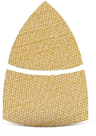 MENZER Ultranet Klett-Schleifgitter, 93/62 x 102 mm, f. Deltaschleifer, Weißes Edelkorund (25 Stk.) K180